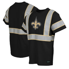 New Orleans Saints Safety Heavyweight T-Shirt - Black - NFL