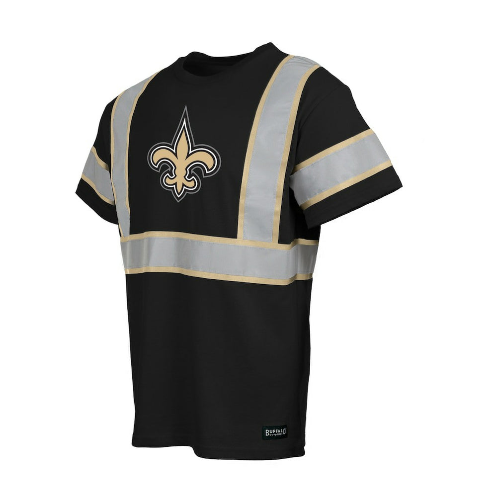 New Orleans Saints Safety Heavyweight T-Shirt - Black - NFL