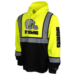 Cleveland Browns High-Visibility Safety Hooded Sweatshirt - Yellow - NFL
