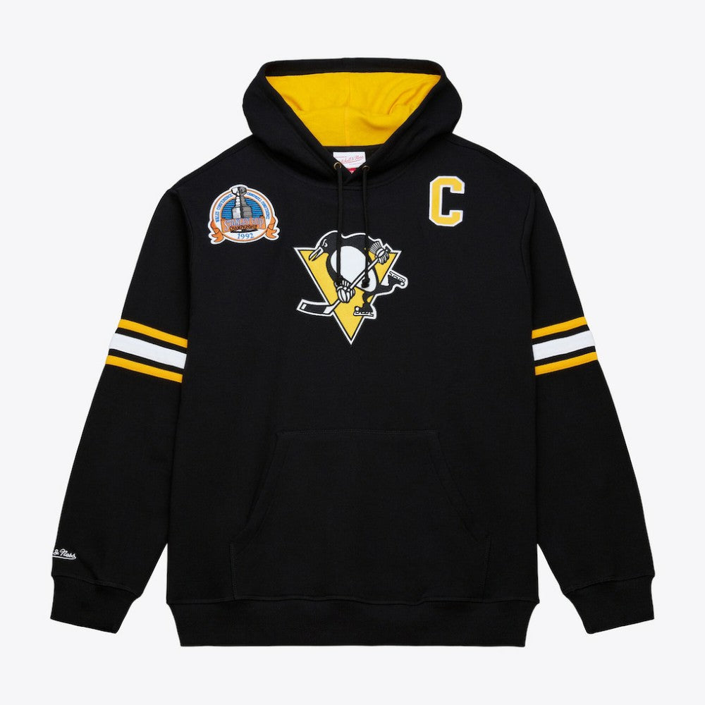 Mario Lemieux Pittsburgh Penguins Mitchell & Ness 1992 Name & Number Premium Pullover Hoodie - Black | NHL sale