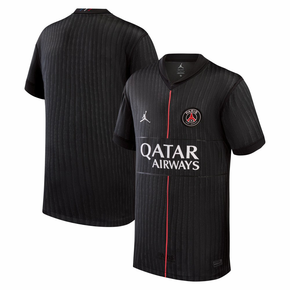 Jordan - Paris Saint-Germain Jordan Brand Youth 2025/26 Fourth Replica Jersey - Black