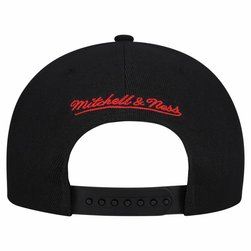 Buffalo Sabres Mitchell & Ness Retro Script Colorblock Snapback Hat - Black | NHL discount