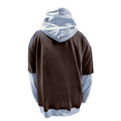 Cleveland Browns Big & Tall Twofer Pullover Hoodie - Brown/Heather Gray - Fanatics