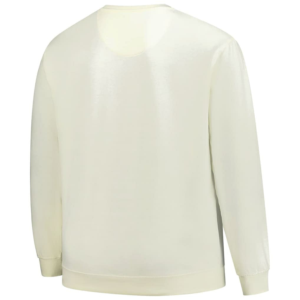 Buffalo Bills Profile Big & Tall Fleece Sweatshirt - Cream - NFL