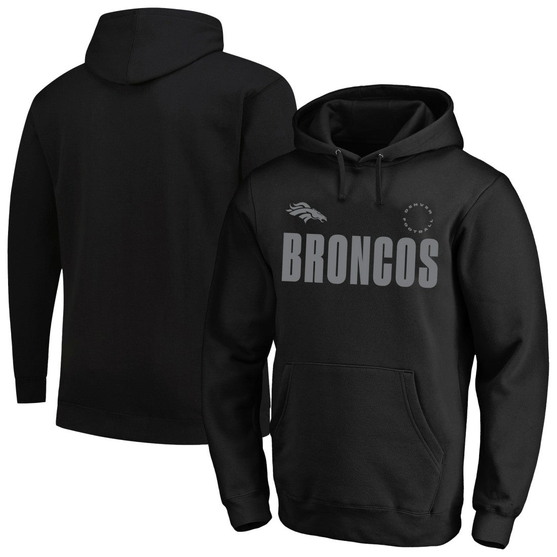 Denver Broncos Big & Tall Chip Shot Hoodie - Black - Fanatics