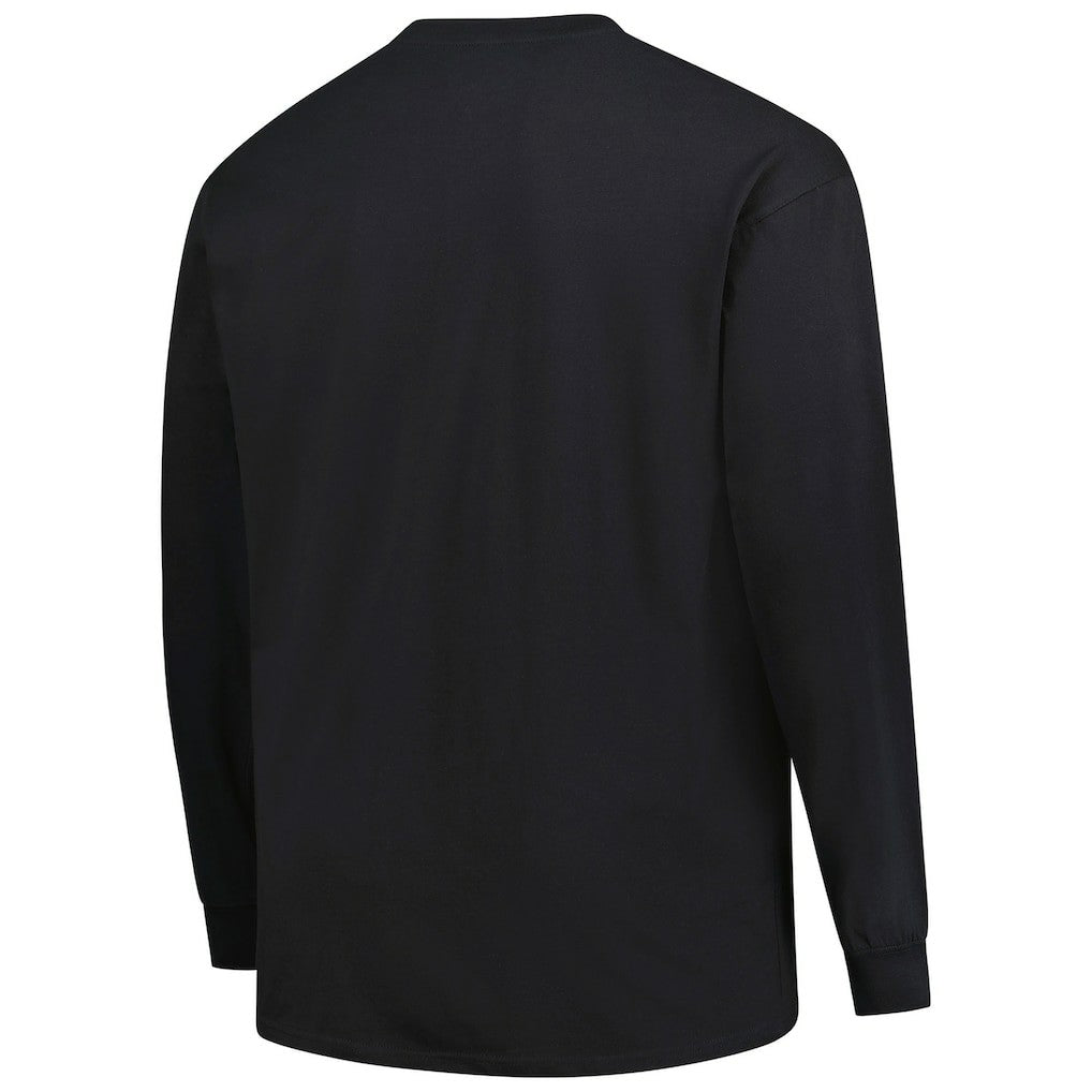 Cleveland Browns Big & Tall Coverage Scheme Long Sleeve T-Shirt - Black - Fanatics