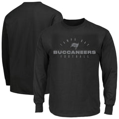 Tampa Bay Buccaneers Big & Tall Coverage Scheme Long Sleeve T-Shirt - Black - Fanatics