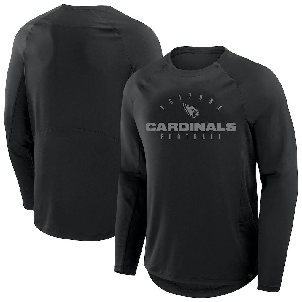 Arizona Cardinals Big & Tall Coverage Scheme Long Sleeve T-Shirt - Black - Fanatics