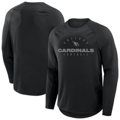 Arizona Cardinals Big & Tall Coverage Scheme Long Sleeve T-Shirt - Black - Fanatics