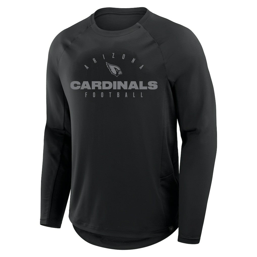 Arizona Cardinals Big & Tall Coverage Scheme Long Sleeve T-Shirt - Black - Fanatics