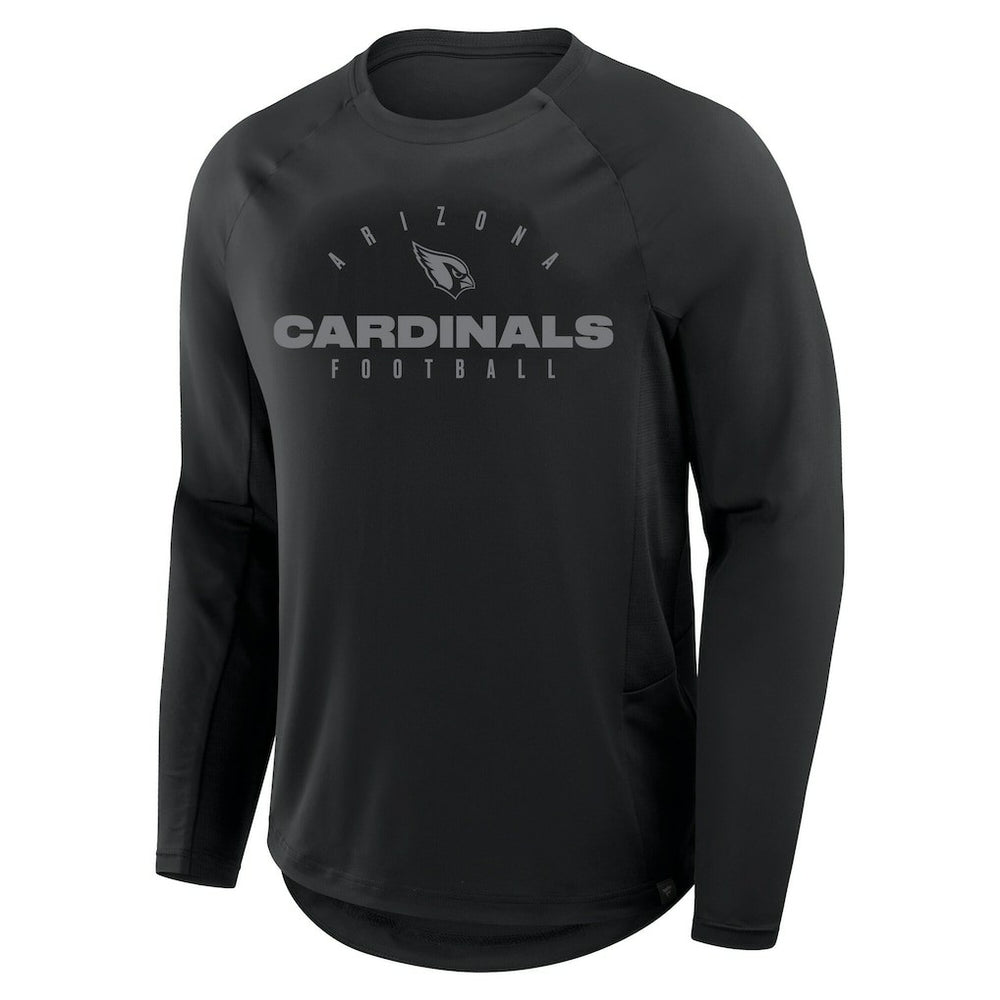Arizona Cardinals Big & Tall Coverage Scheme Long Sleeve T-Shirt - Black - Fanatics