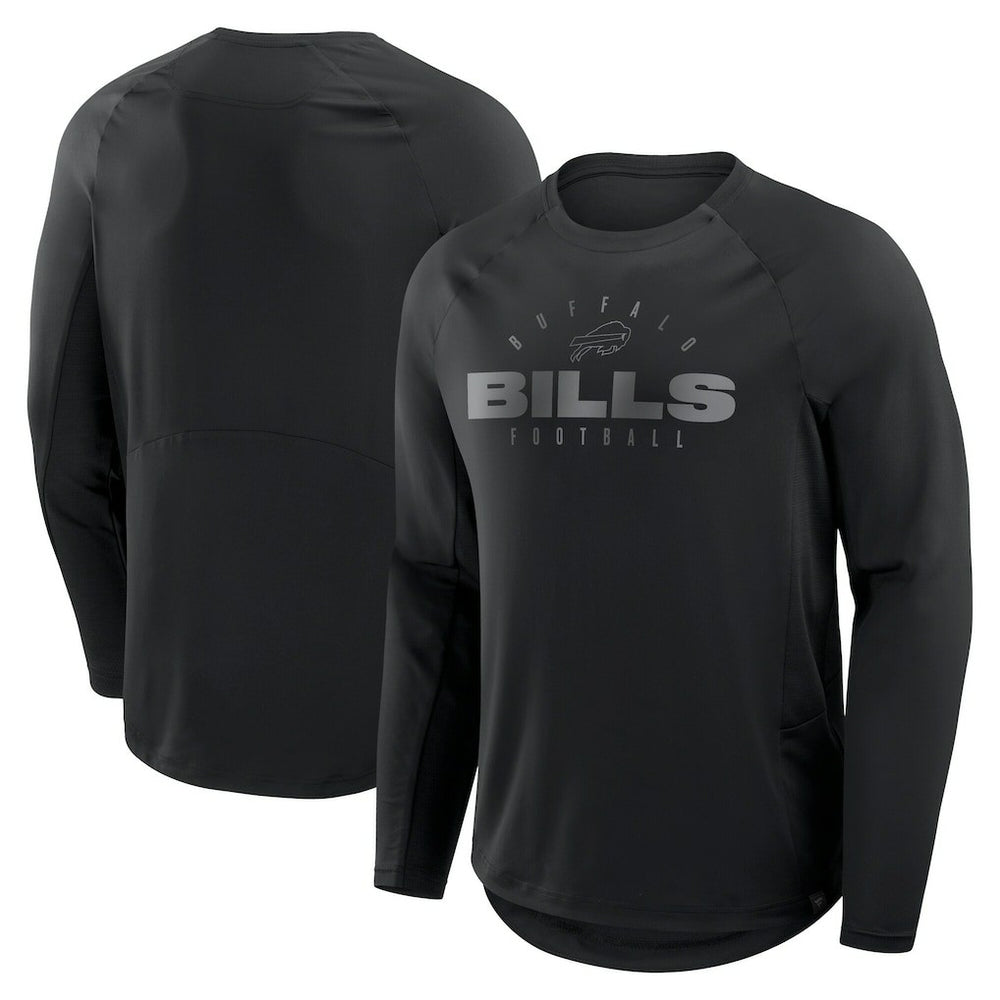 Buffalo Bills Big & Tall Coverage Scheme Long Sleeve T-Shirt - Black - Fanatics