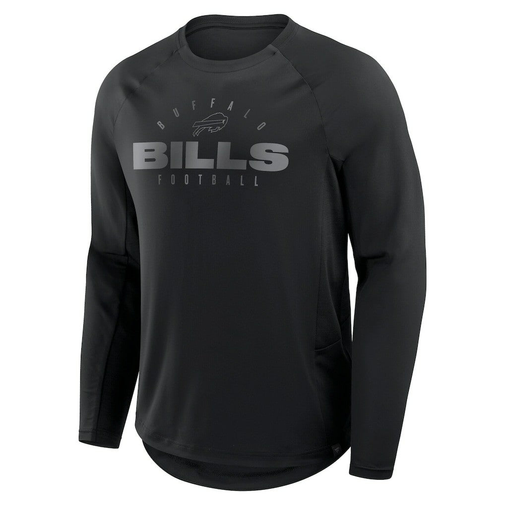 Buffalo Bills Big & Tall Coverage Scheme Long Sleeve T-Shirt - Black - Fanatics