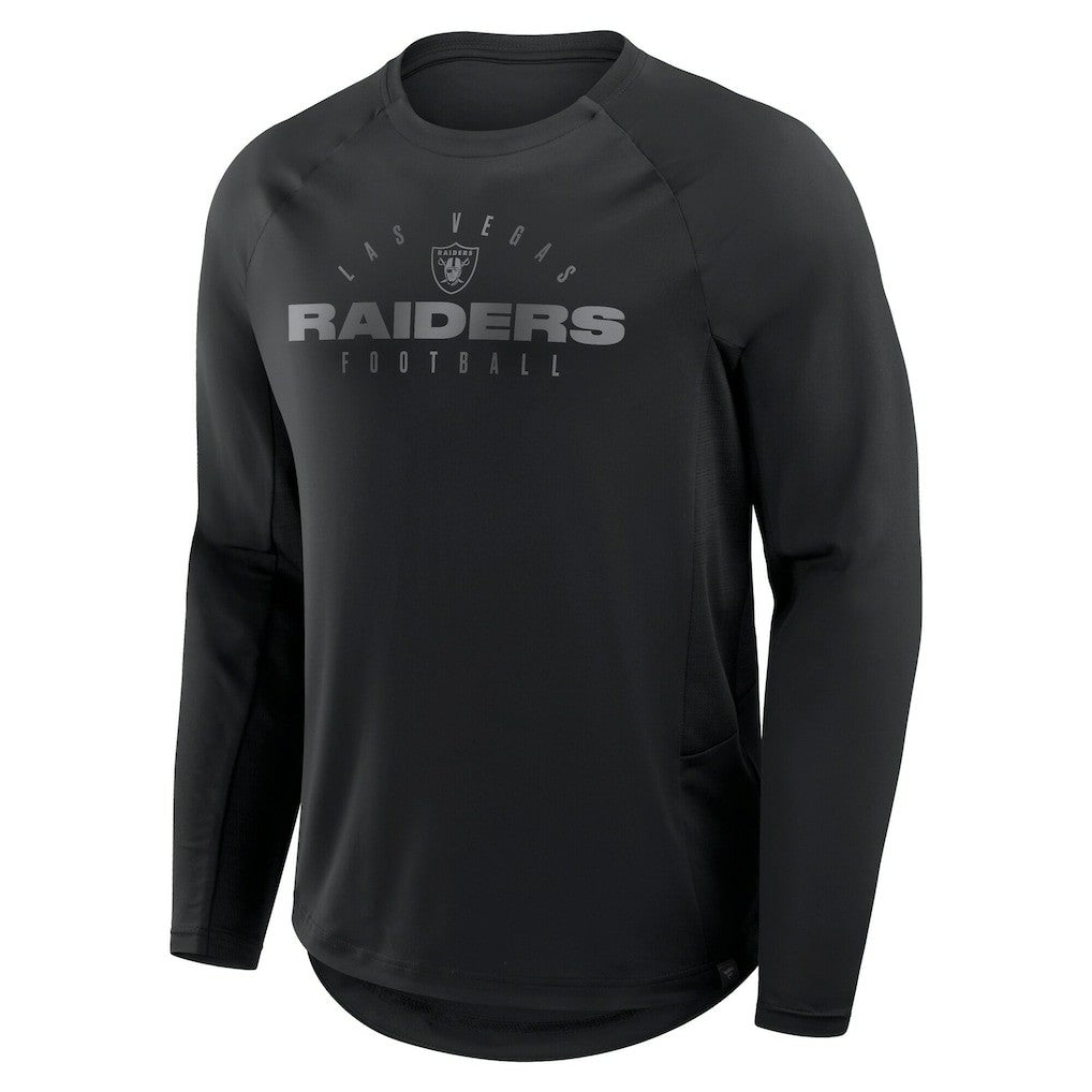 Las Vegas Raiders Big & Tall Coverage Scheme Long Sleeve T-Shirt - Black - Fanatics