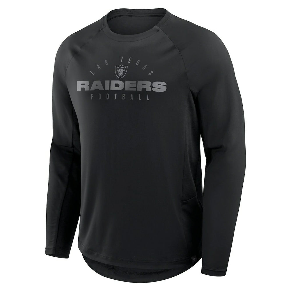 Las Vegas Raiders Big & Tall Coverage Scheme Long Sleeve T-Shirt - Black - Fanatics