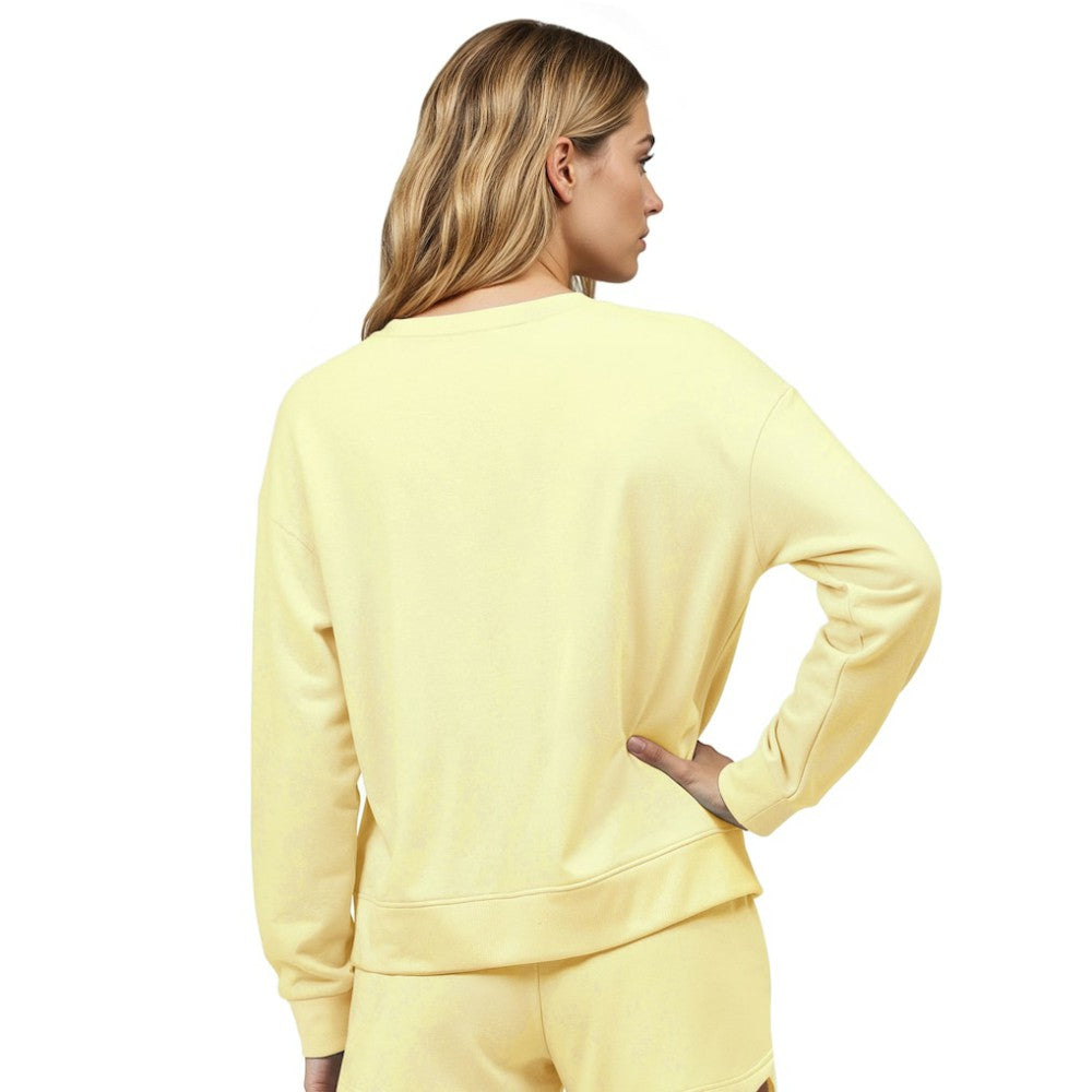 Pittsburgh Penguins Concepts Sport Women's Tonal Pullover Tri-Blend Sweatshirt - Yellow | NHL Lifestyle
