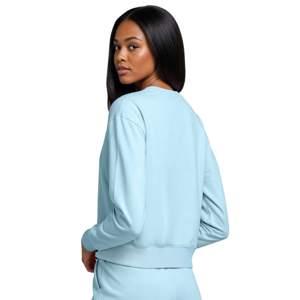 Toronto Maple Leafs Concepts Sport Women's Tonal Pullover Tri-Blend Sweatshirt - Light Blue | NHL Clearance