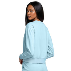 Toronto Maple Leafs Concepts Sport Women's Tonal Pullover Tri-Blend Sweatshirt - Light Blue | NHL Clearance