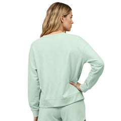 Minnesota Wild Concepts Sport Women's Tonal Pullover Tri-Blend Sweatshirt - Light Green | NHL Lifestyle