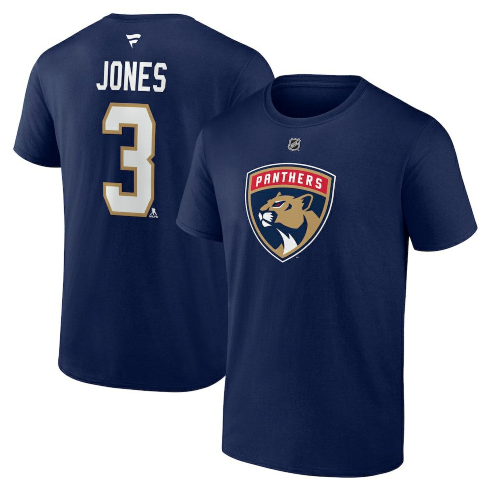 Seth Jones Florida Panthers Fanatics Authentic Stack Name & Number T-Shirt - Navy | Fanatics discount