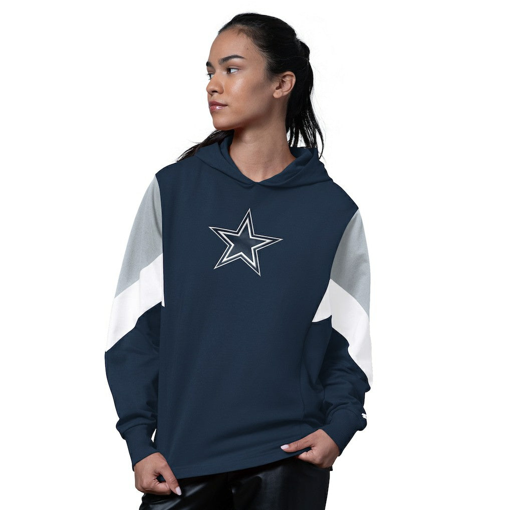 Dallas Cowboys Starter Women's Scrimmage Hoodie - Navy - NFL