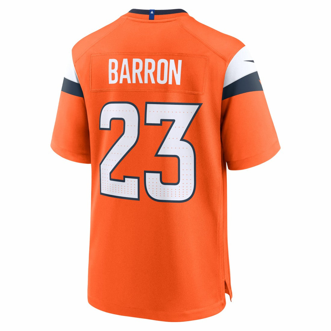 Jahdae Barron Denver Broncos 2025 NFL Draft First Round Pick Game Jersey - Orange - Nike