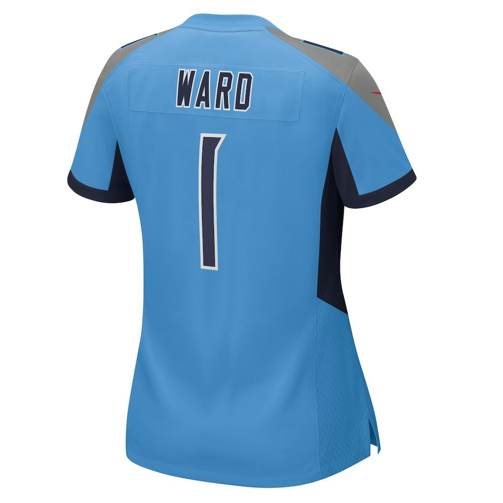 Cameron Ward Tennessee Titans Women's 2025 NFL Draft First Round Pick Game Jersey - Light Blue - Nike