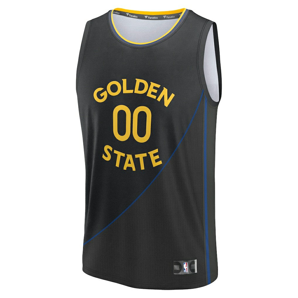 Fanatics Golden State Warriors Fast Break Custom Jersey Statement Editi- Black