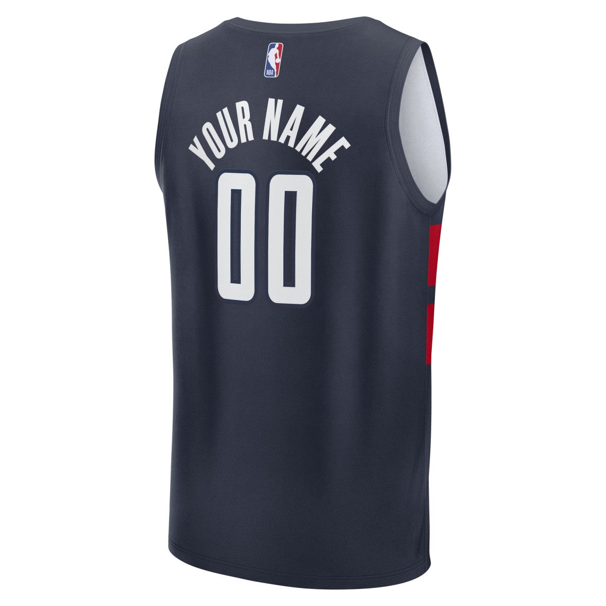 Fanatics Washington Wizards Youth Fast Break Custom Replica Jersey Navy Statement Edition