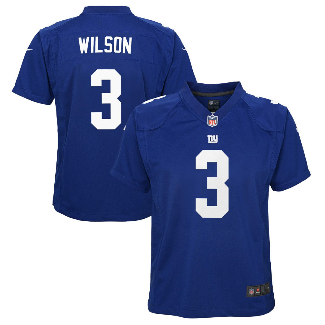 Russell Wilson New York Giants Youth Game Jersey - Royal - Nike