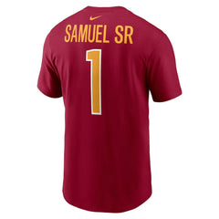 Deebo Samuel Sr Washington Commanders Name & Number T-Shirt - Burgundy - Nike