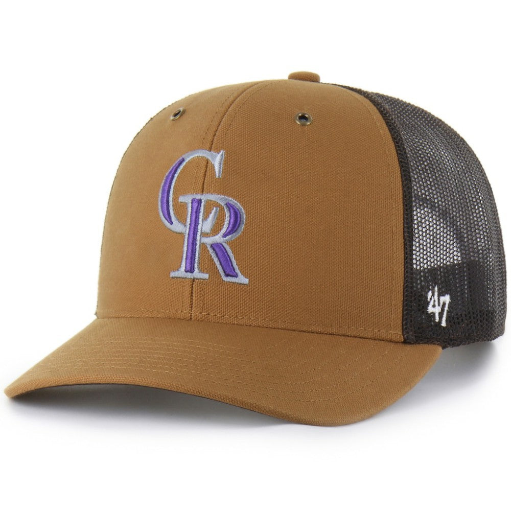 Colorado Rockies Carhartt x '47 Trucker Adjustable Hat for sale