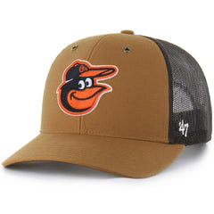 Baltimore Orioles Carhartt x '47 Trucker Adjustable Hat for sale