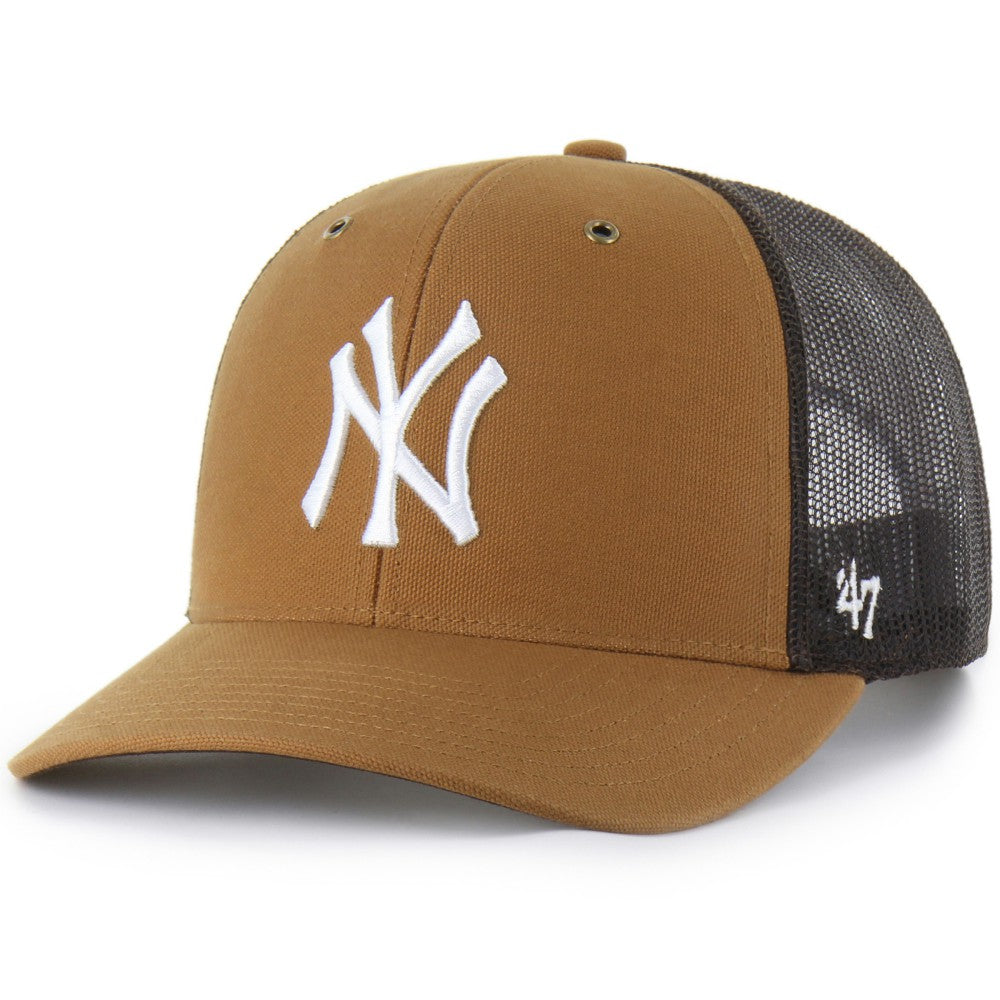 New York Yankees Carhartt x '47 Trucker Adjustable Hat for sale