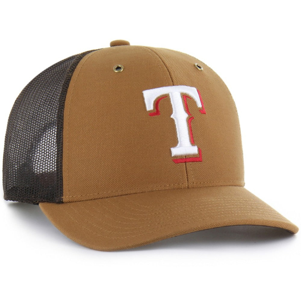Texas Rangers Carhartt x '47 Trucker Adjustable Hat Discount