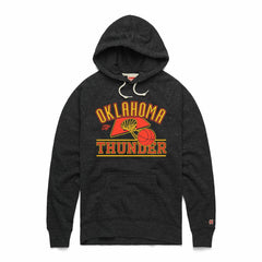 Oklahoma City Thunder Homage Unisex Hometown Edition Tri-Blend Raglan Pullover Hoodie Heather Black