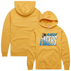 Indiana Pacers Homage Unisex Hometown Edition Tri-Blend Raglan Pullover Hoodie Gold