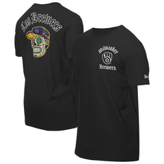 Milwaukee Brewers New Era Sugar Skulls T-Shirt Discount