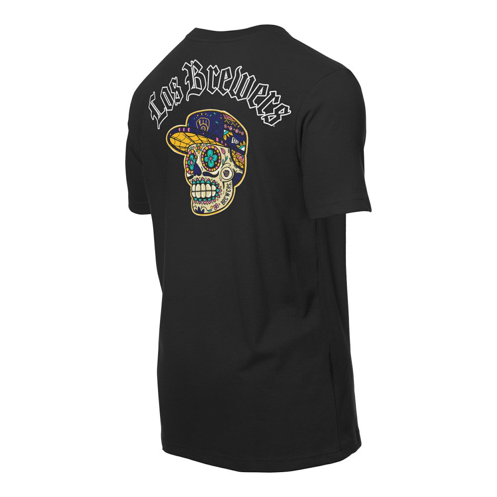 Milwaukee Brewers New Era Sugar Skulls T-Shirt Discount