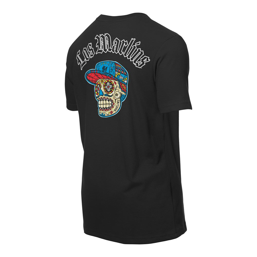 Miami Marlins New Era Sugar Skulls T-Shirt Outlet