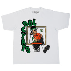 Boston Celtics Stadium Essentials NBA x Staycool Mascot Oversized T-Shirt White