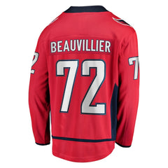 Anthony Beauvillier Washington Capitals Fanatics Home Breakaway Jersey - Red | Fanatics Lifestyle