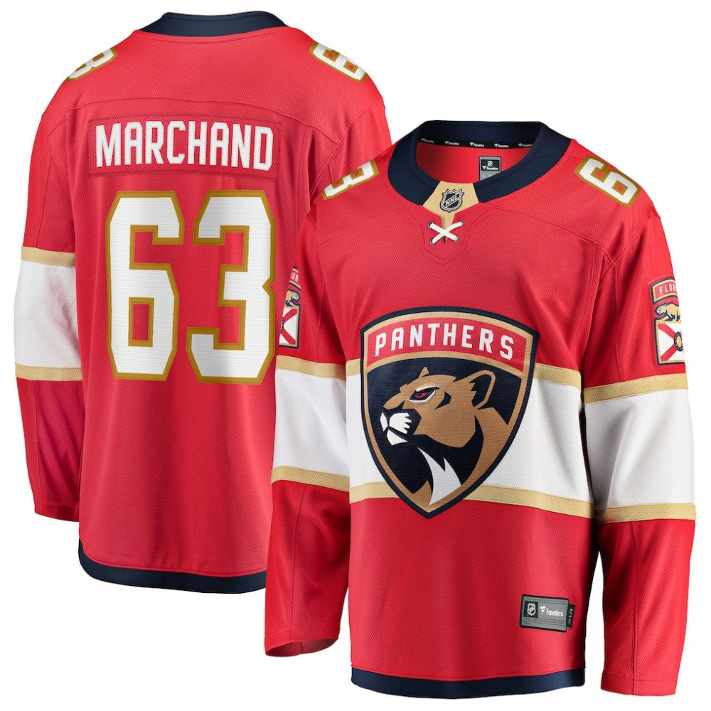Brad Marchand Florida Panthers Fanatics Home Breakaway Jersey - Red | Fanatics online