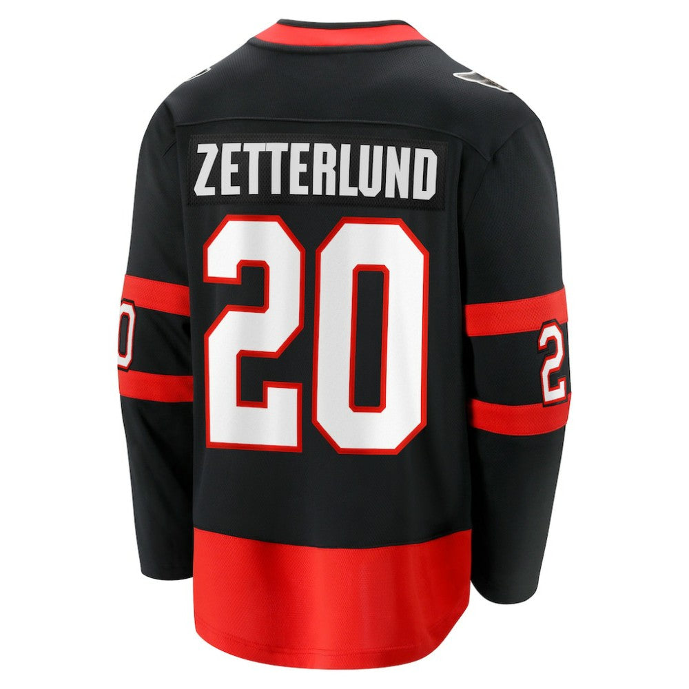 Fabian Zetterlund Ottawa Senators Fanatics Home Breakaway Jersey - Black | Fanatics online