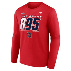 Alexander Ovechkin Washington Capitals Fanatics NHL All-Time Leading Goal Scorer The Great 895 Long Sleeve T-Shirt - Red | Fanatics sale