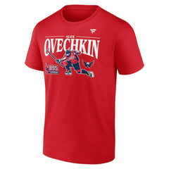 Alexander Ovechkin Washington Capitals Fanatics NHL All-Time Leading Goal Scorer GR8 Celebration T-Shirt - Athletic Red | Fanatics Lifestyle