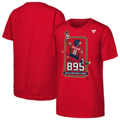 Alexander Ovechkin Washington Capitals Youth NHL All-Time Leading Goal Scorer Locker Room T-Shirt - Red | NHL Clearance