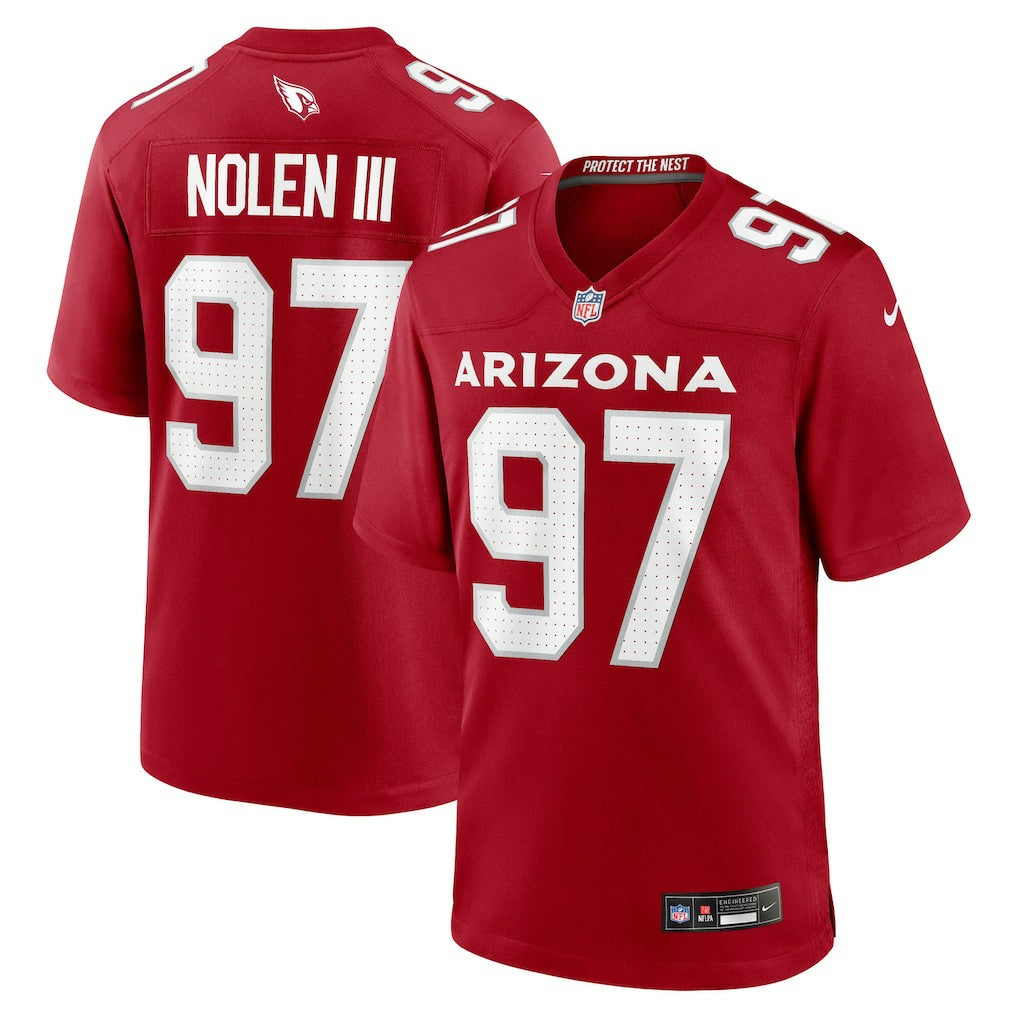 Walter Nolen Arizona Cardinals 2025 NFL Draft First Round Pick Game Jersey - Cardinal - Nike
