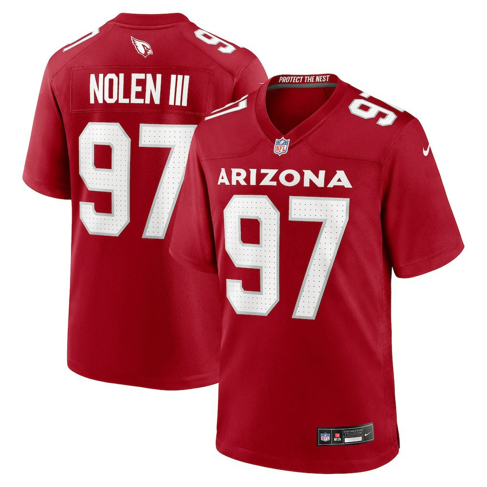 Walter Nolen Arizona Cardinals 2025 NFL Draft First Round Pick Game Jersey - Cardinal - Nike