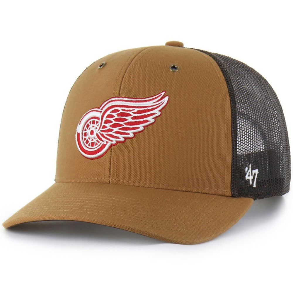 Detroit Red Wings Carhartt x '47 Trucker Adjustable Hat - Brown | 47 brand online
